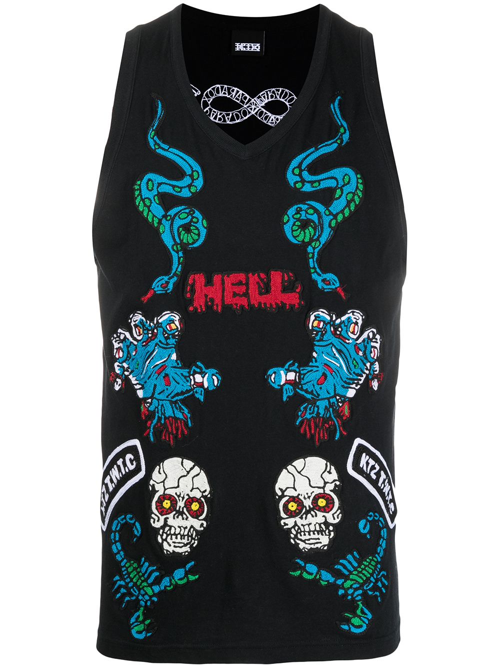 KTZ Patches 背心式上衣 - 黑色