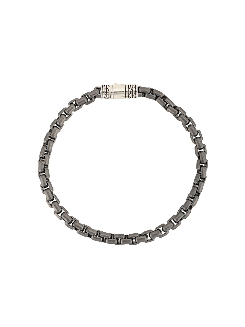 John Hardy Classic Box Chain 手链 - 灰色