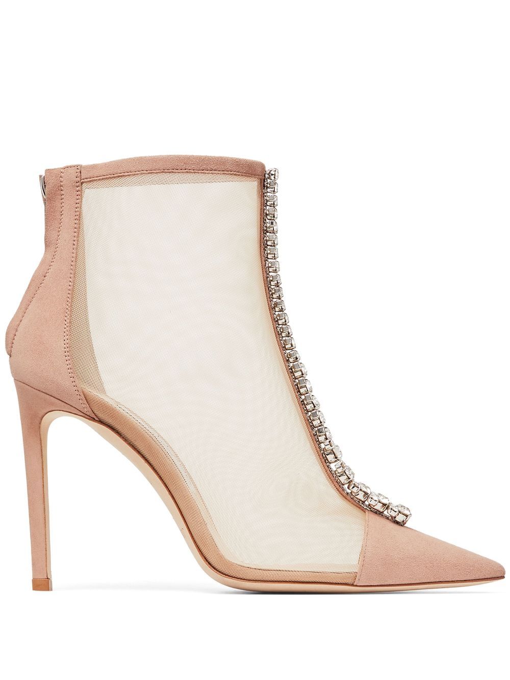 Jimmy Choo 周仰杰 Bing 高跟短靴 - 粉色