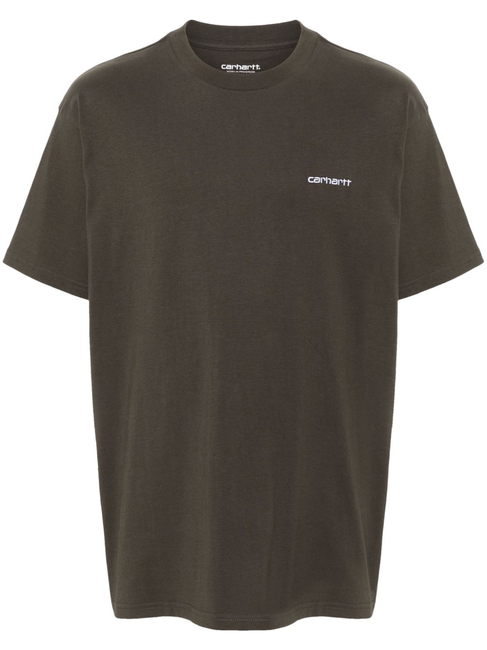 Carhartt WIP Script Embroidery T恤 - 绿色