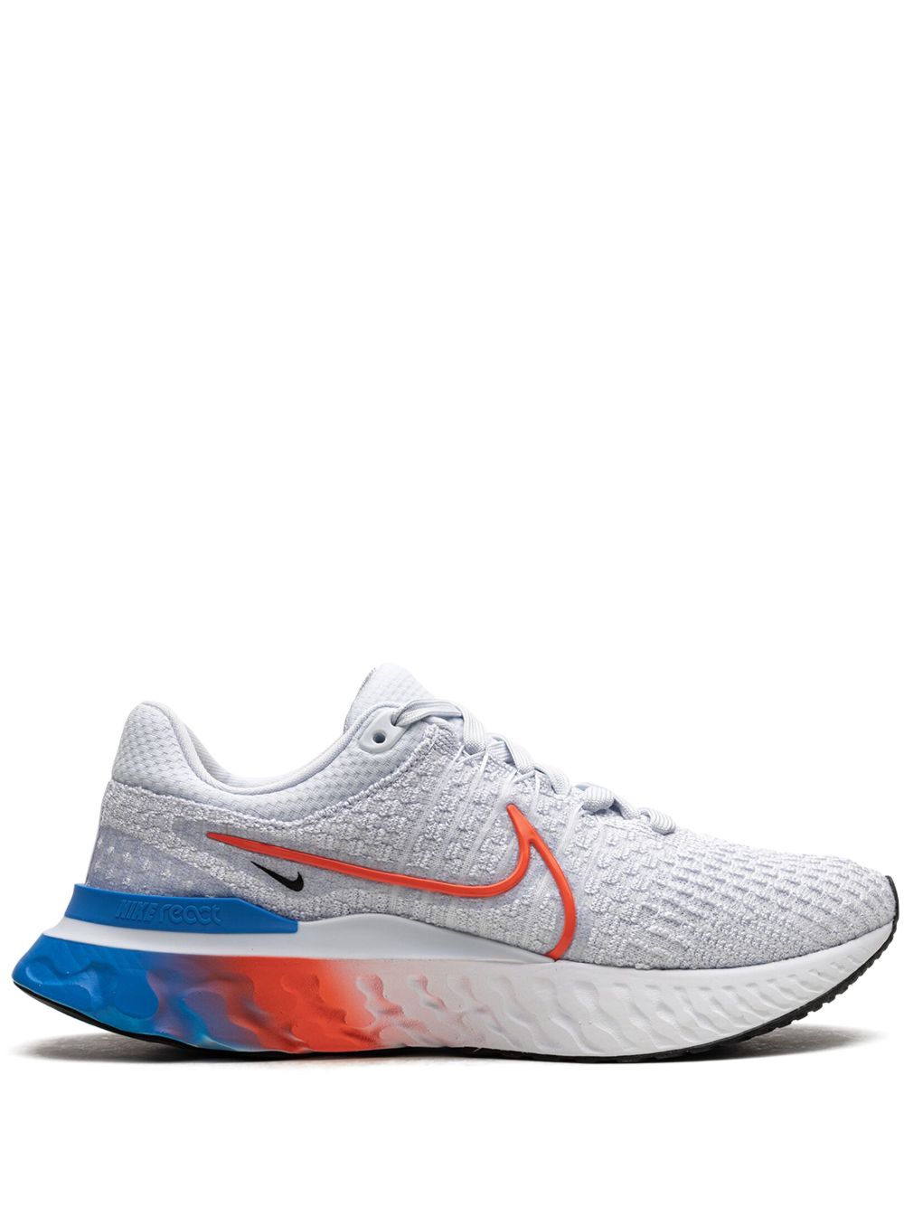 Nike "React Infinity Run FK 3 ""Grey Bright Crimson"" 运动鞋" - 白色