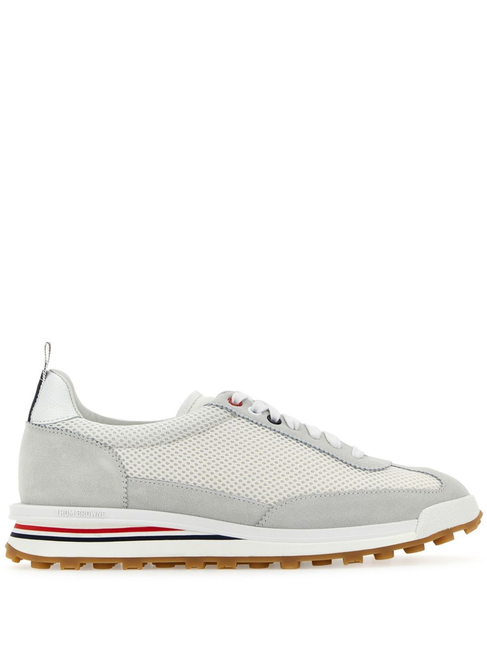 Thom Browne 低帮拼接运动鞋 - 白色