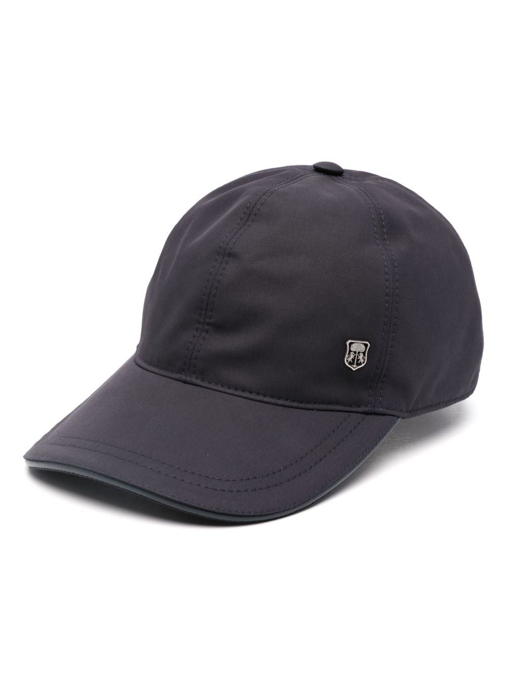 Corneliani logo标牌棒球帽 - 蓝色