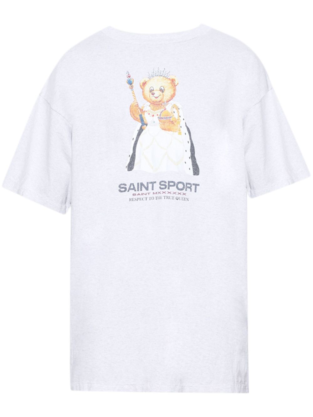 SAINT MXXXXXX True Queen 棉T恤 - 灰色
