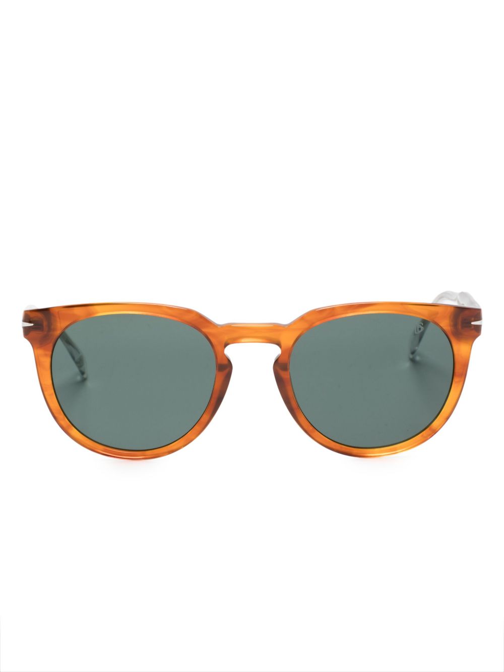 Eyewear by David Beckham 1112/S 圆框太阳眼镜 - 褐色