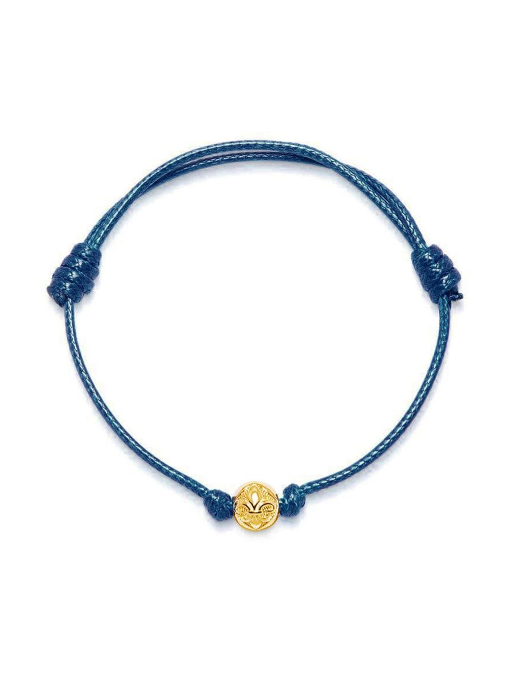 Nialaya Jewelry logo雕刻手链 - 蓝色
