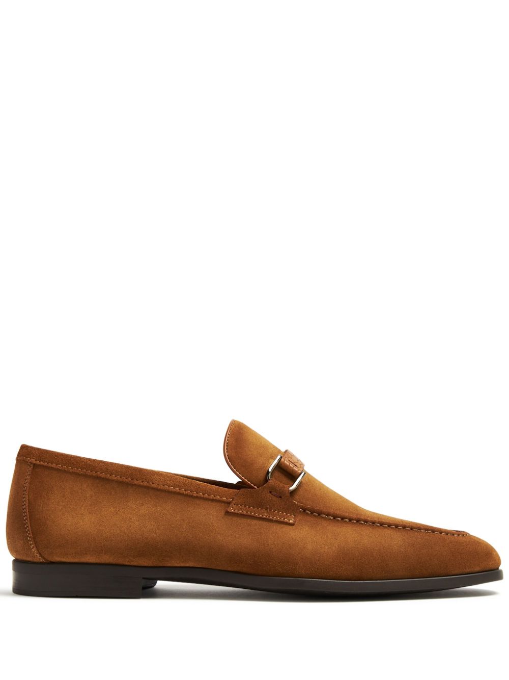 Magnanni Dinos 绒面皮乐福鞋 - 褐色