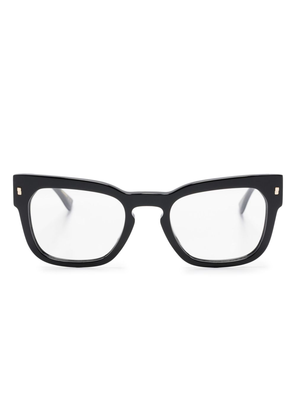 DSQUARED2 EYEWEAR Hype 方框太阳眼镜 - 黑色
