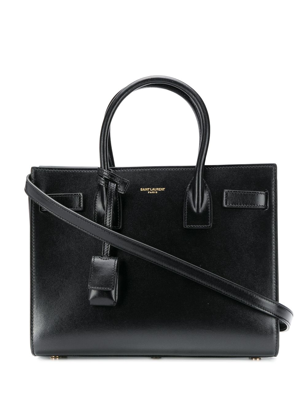 Saint Laurent 圣罗兰 Sac de Jour小号手提包 - 黑色