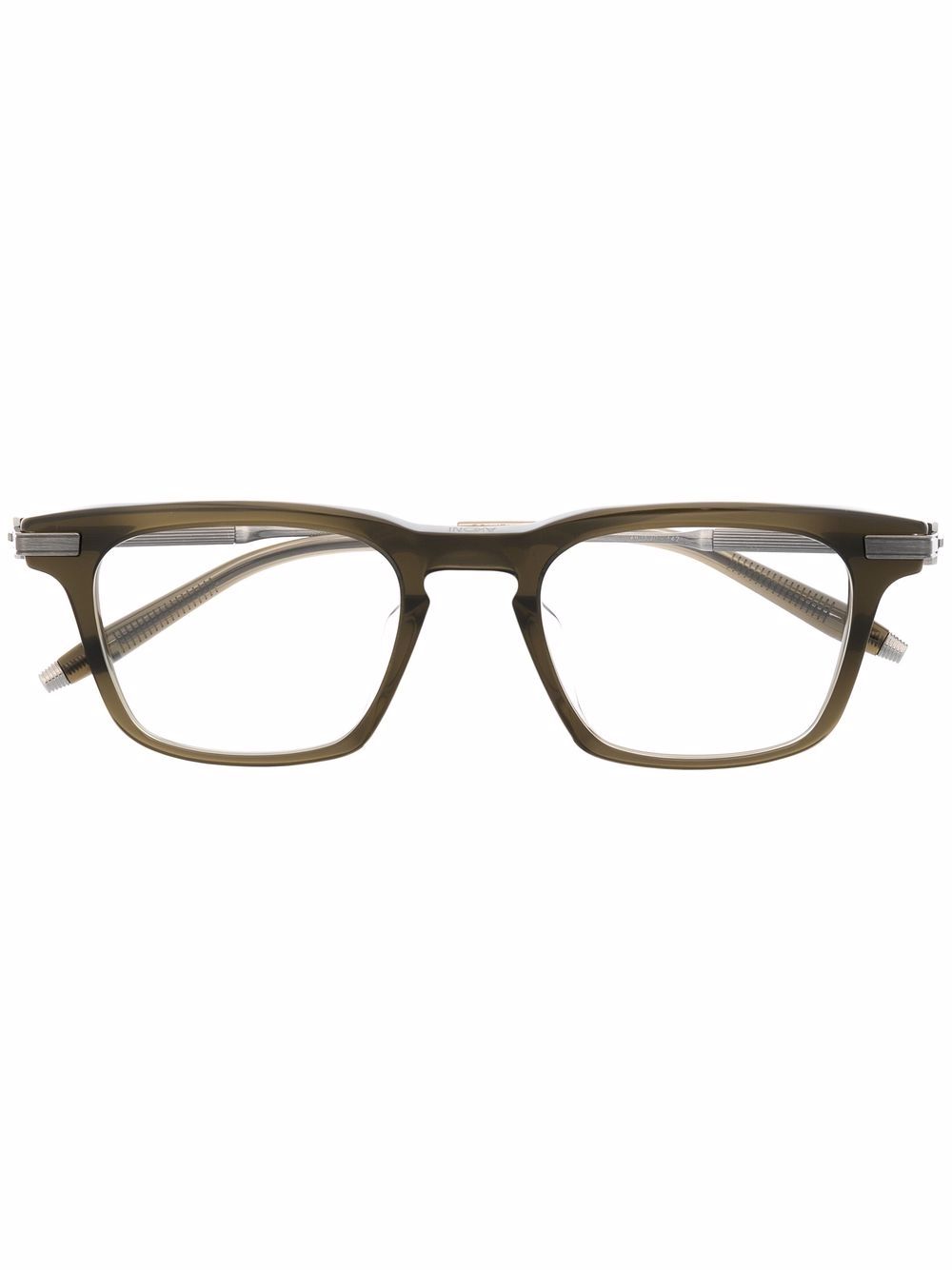 Akoni Zenith wayfarer镜框眼镜 - 褐色