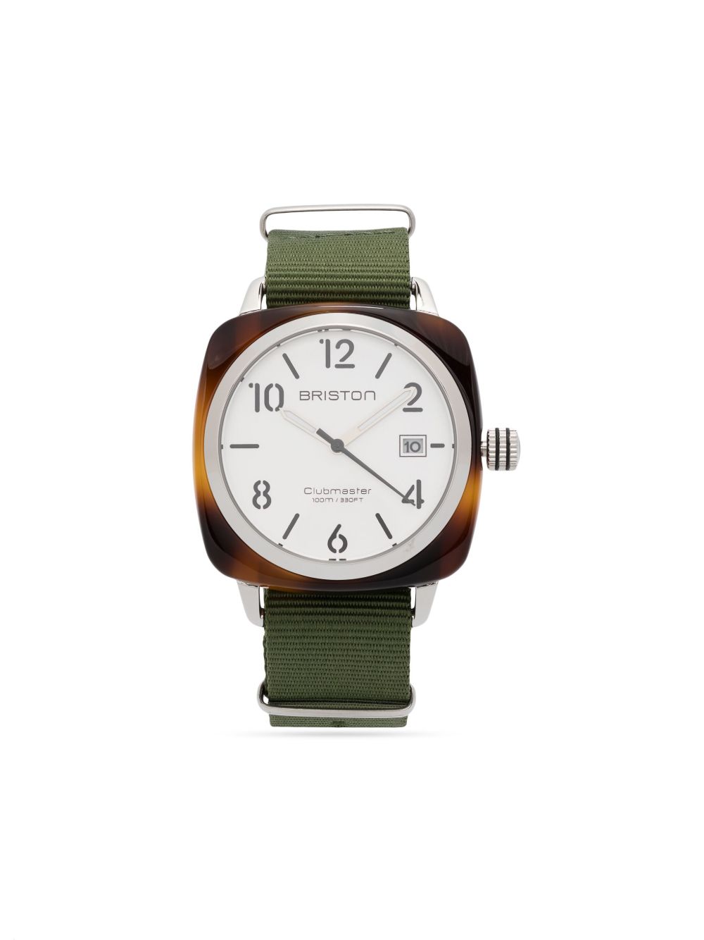 Briston Clubmaster Classic HMS Date 40毫米腕表 - 白色
