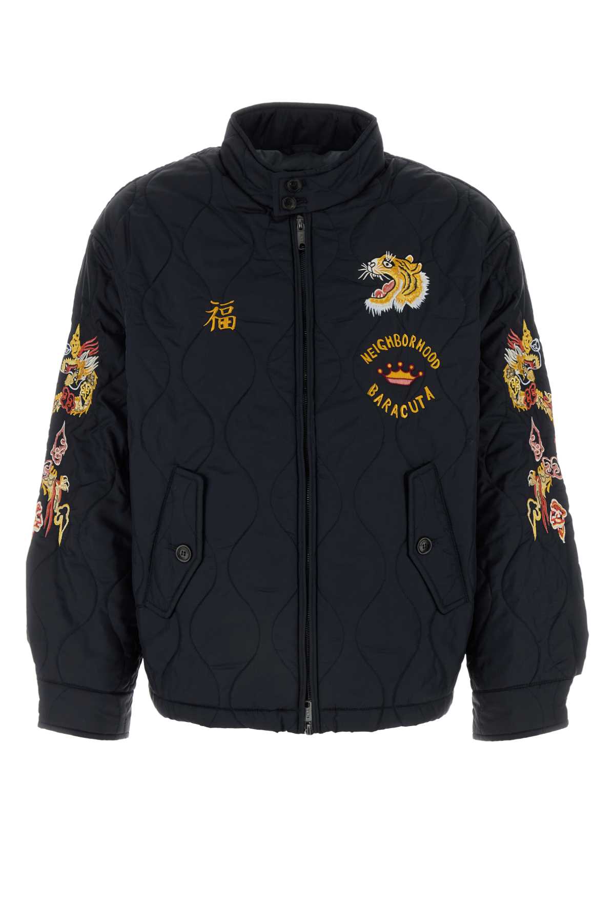 Baracuta 藏青色尼龙夹克