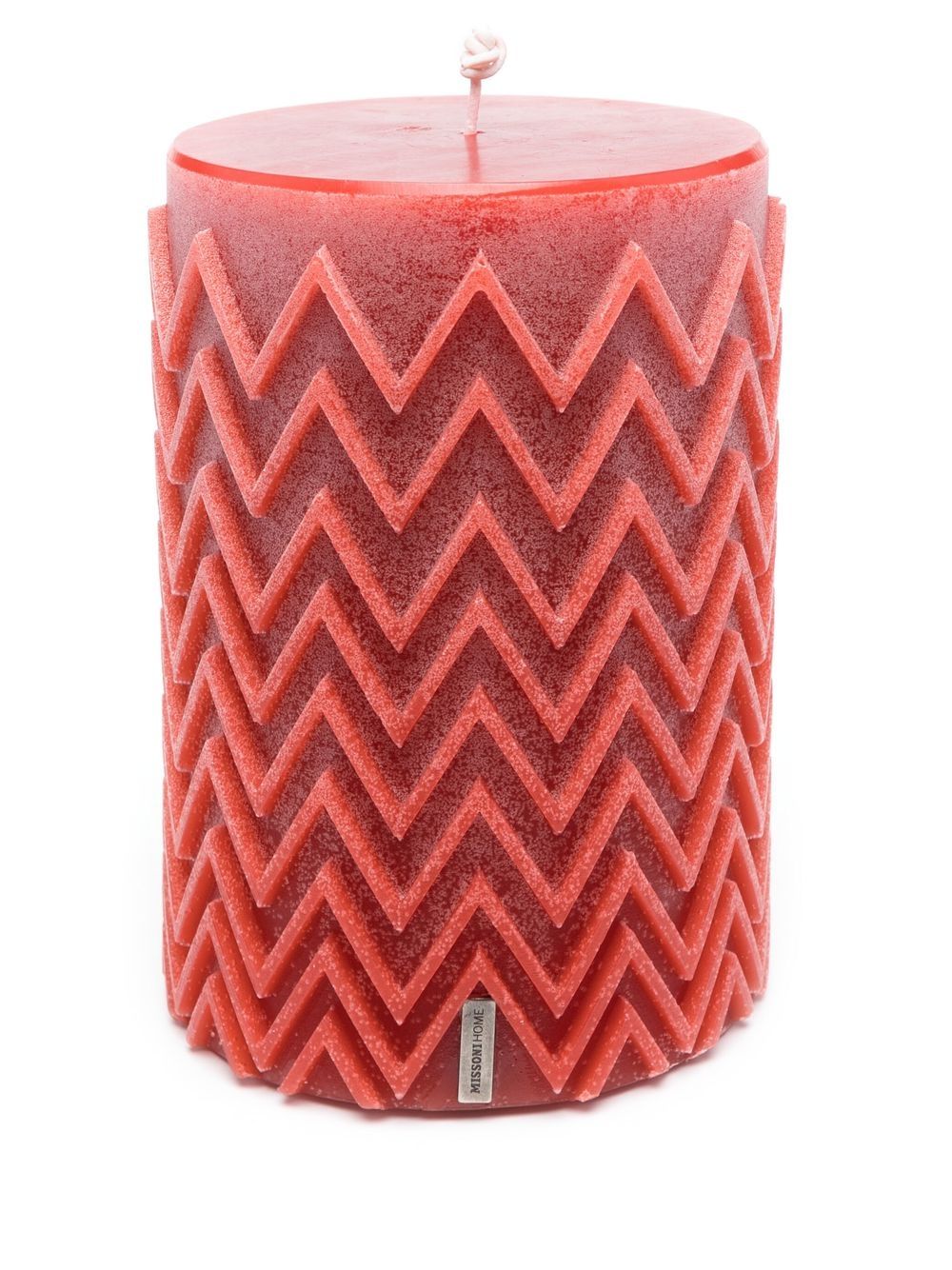 Missoni Home Z字形压纹蜡烛 - 红色