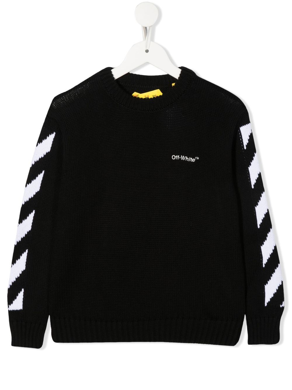 Off-White Kids Rubber Arrow 圆领卫衣 - 黑色
