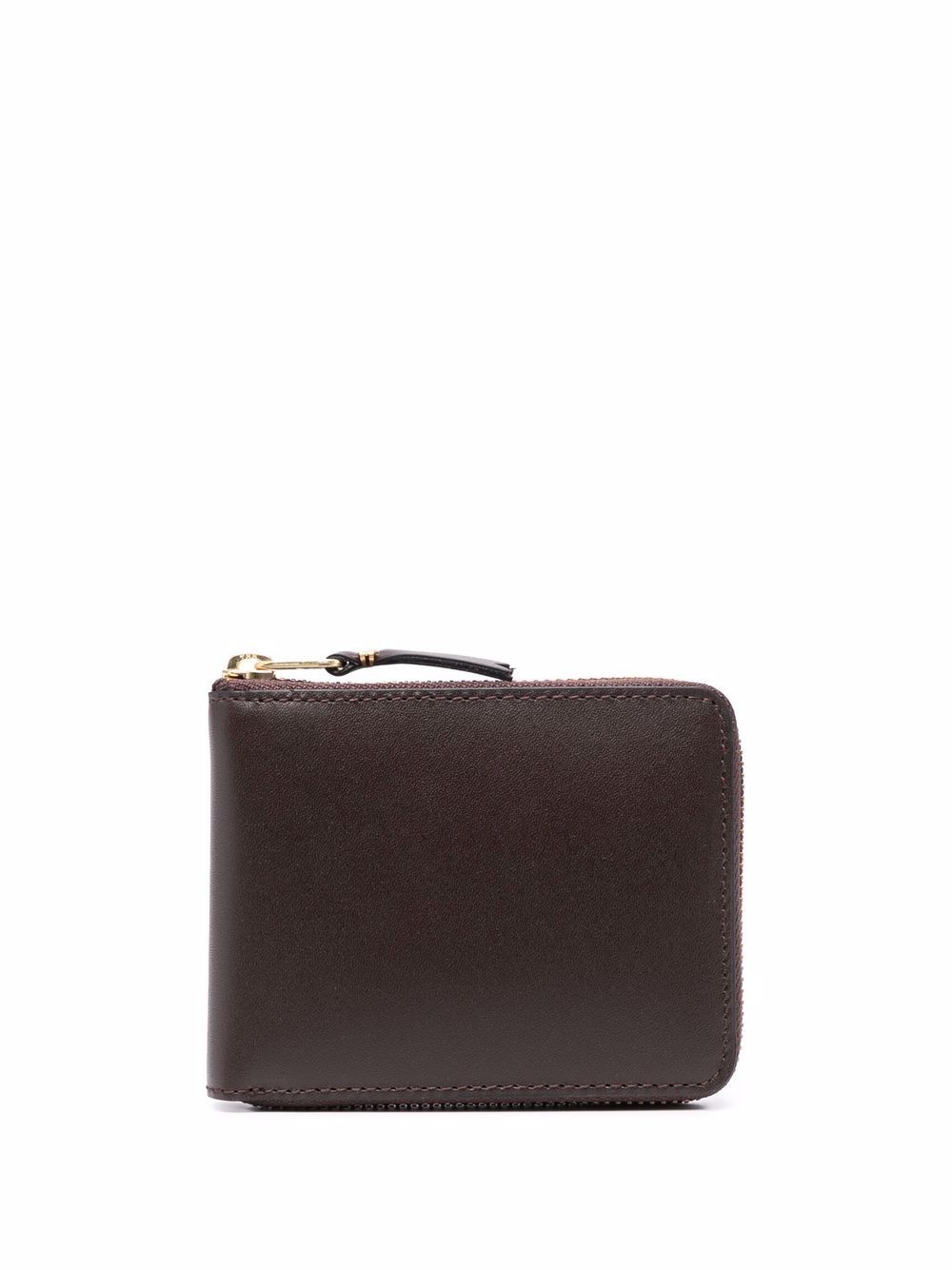 Comme Des Garçons Wallet 粒面皮质钱包 - 褐色