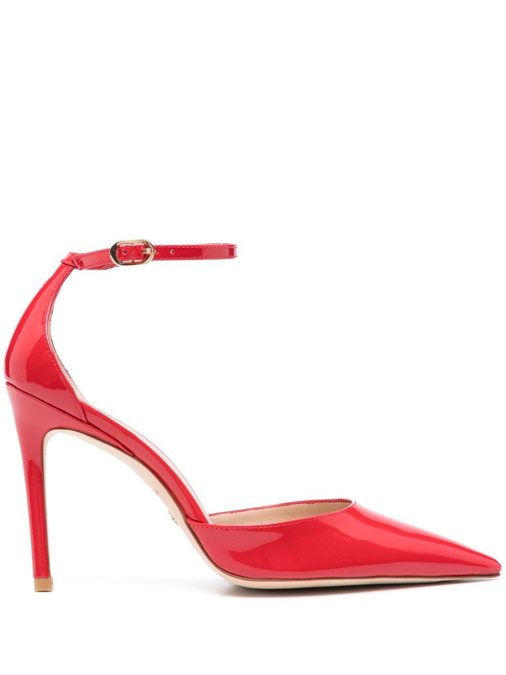 Stuart Weitzman Stuart 皮质高跟鞋 - 红色