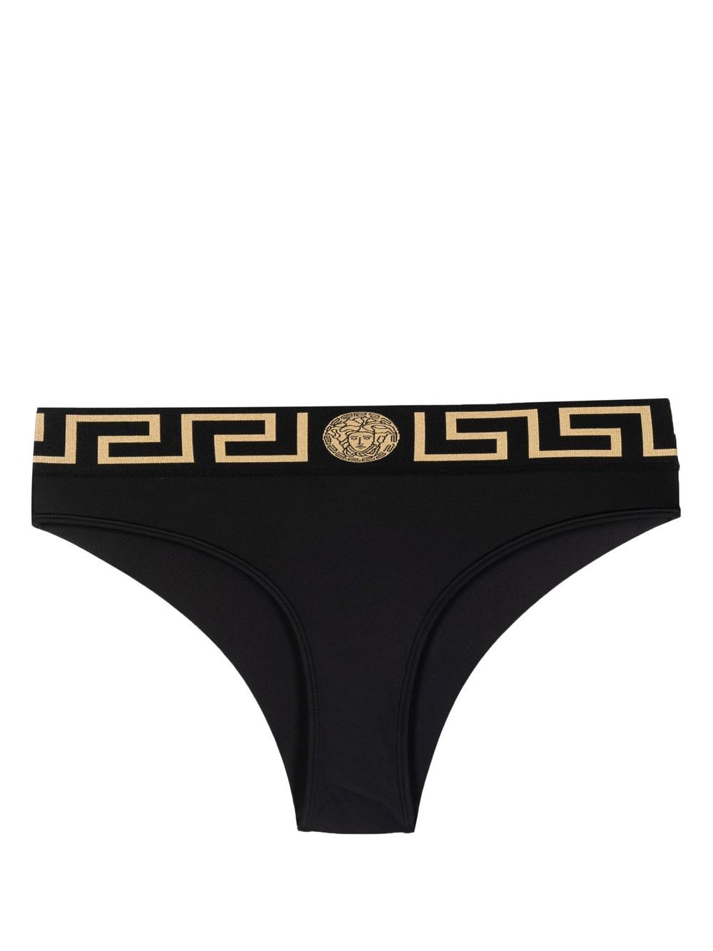 Versace Greca Border 比基尼三角裤 - 蓝色
