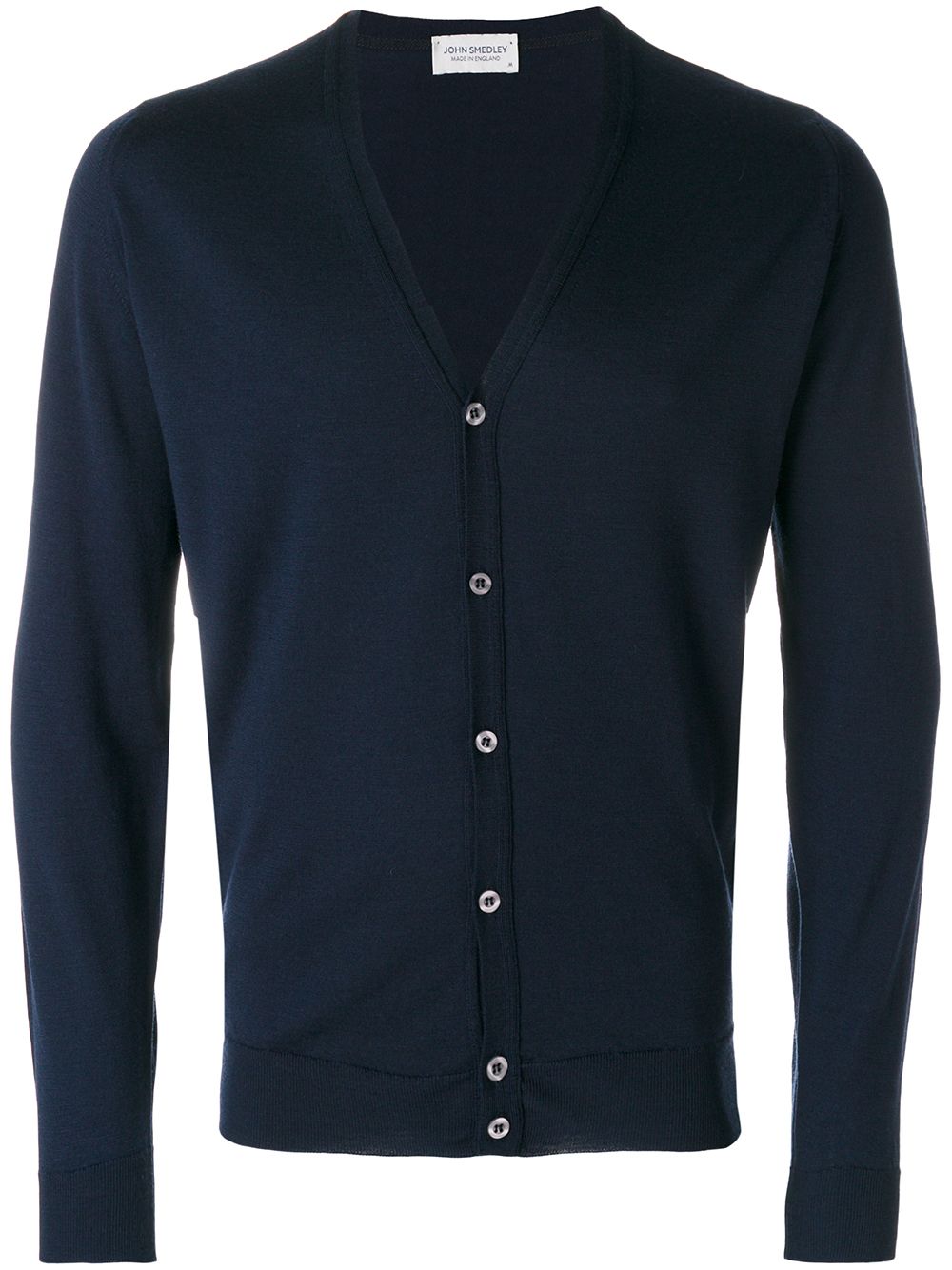 John Smedley v领开衫 - 蓝色