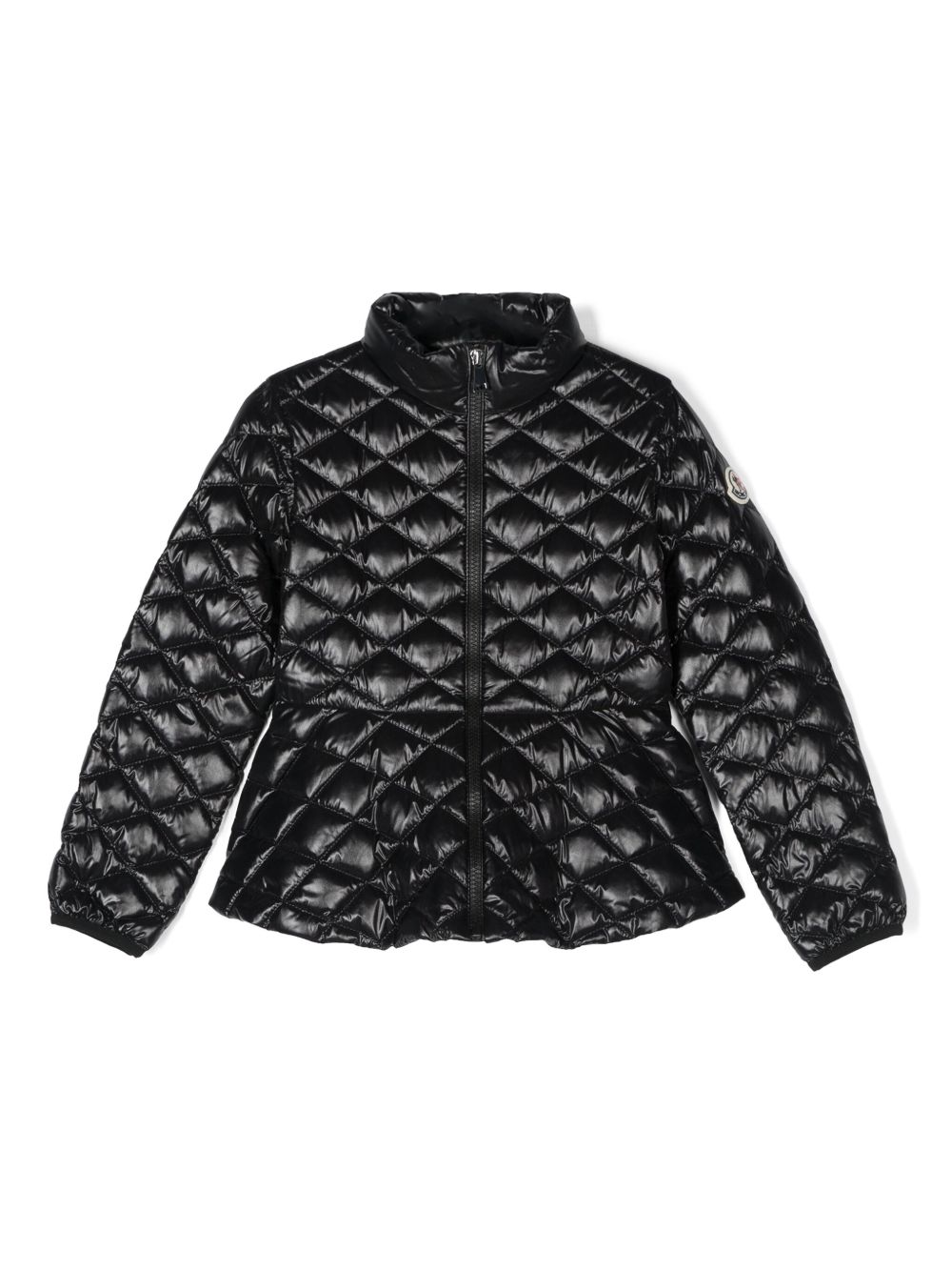 Moncler Enfant Barive 绗缝夹克 - 黑色