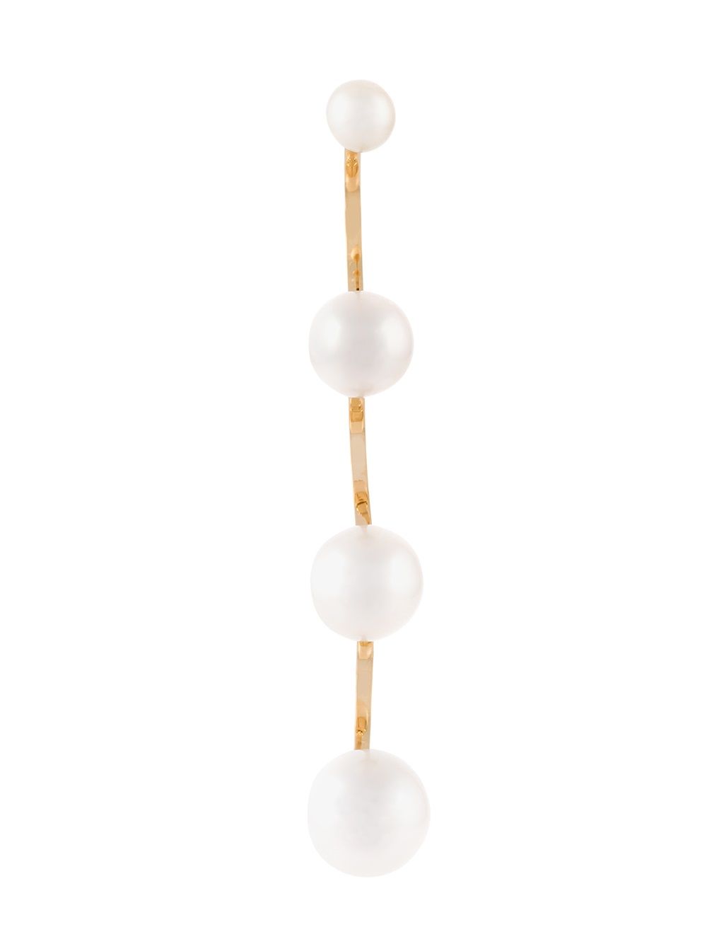 Delfina Delettrez 'Multipearl'耳环 - 白色
