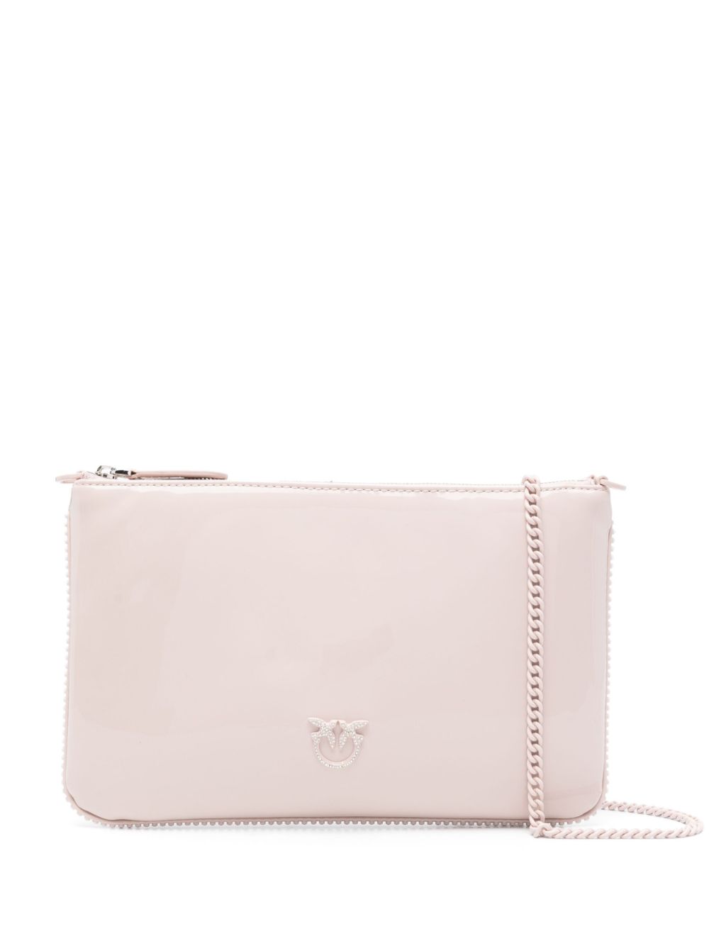 PINKO Flat Classic 斜挎包 - 粉色