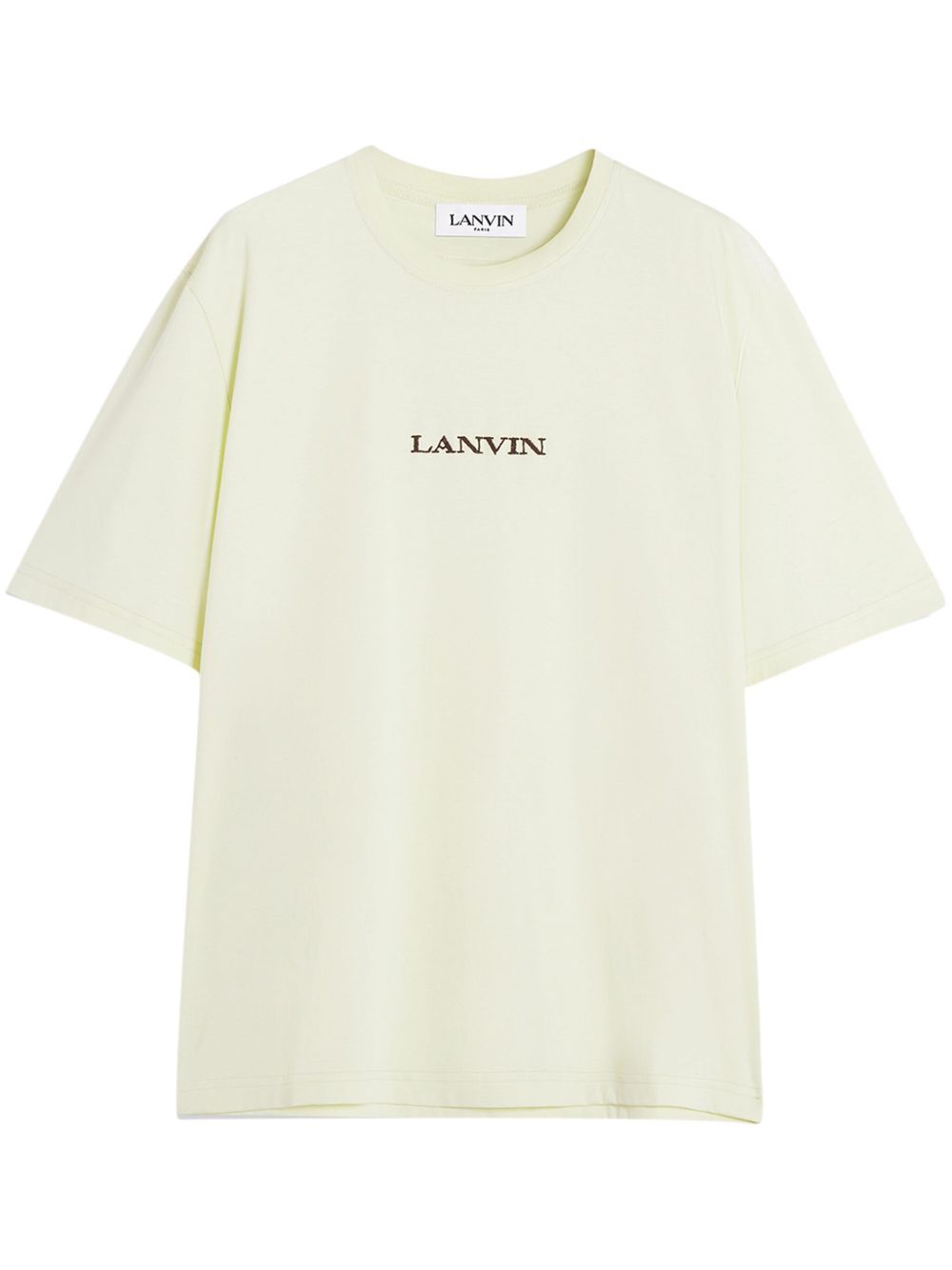 Lanvin Classic 刺绣T恤 - 中性色