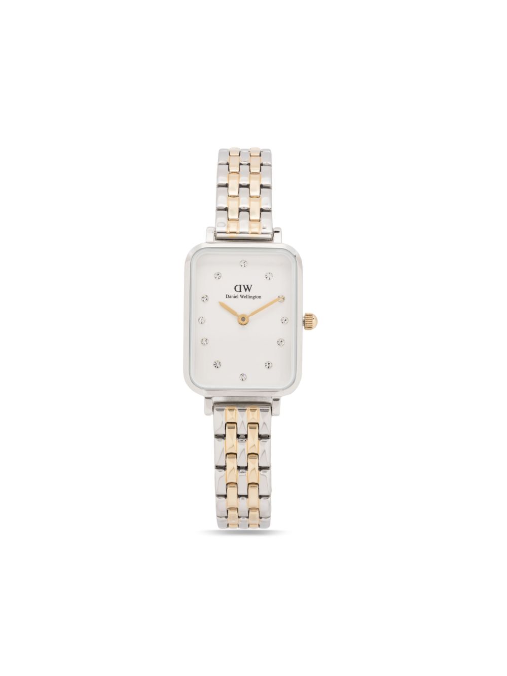Daniel Wellington Quadro Lumine 5-Link 26毫米腕表 - 白色