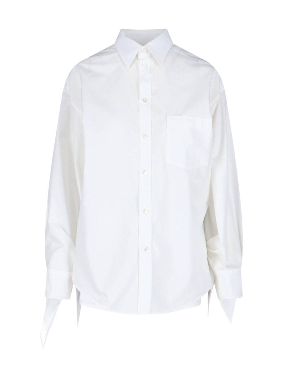 Balenciaga Shirt With Knotted Cuffs