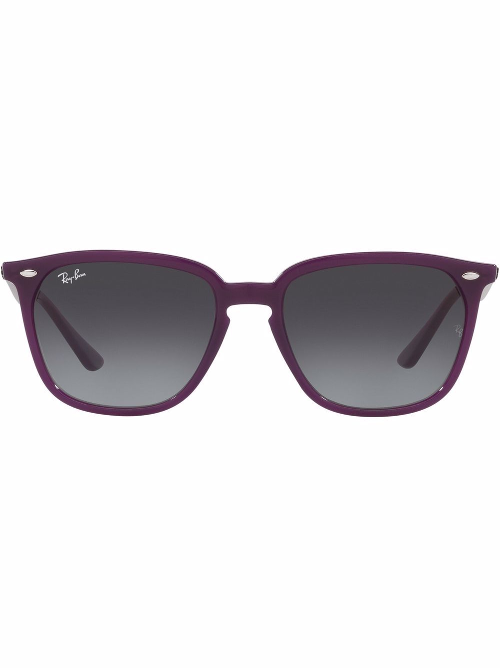 Ray-Ban 方框太阳眼镜 - 灰色