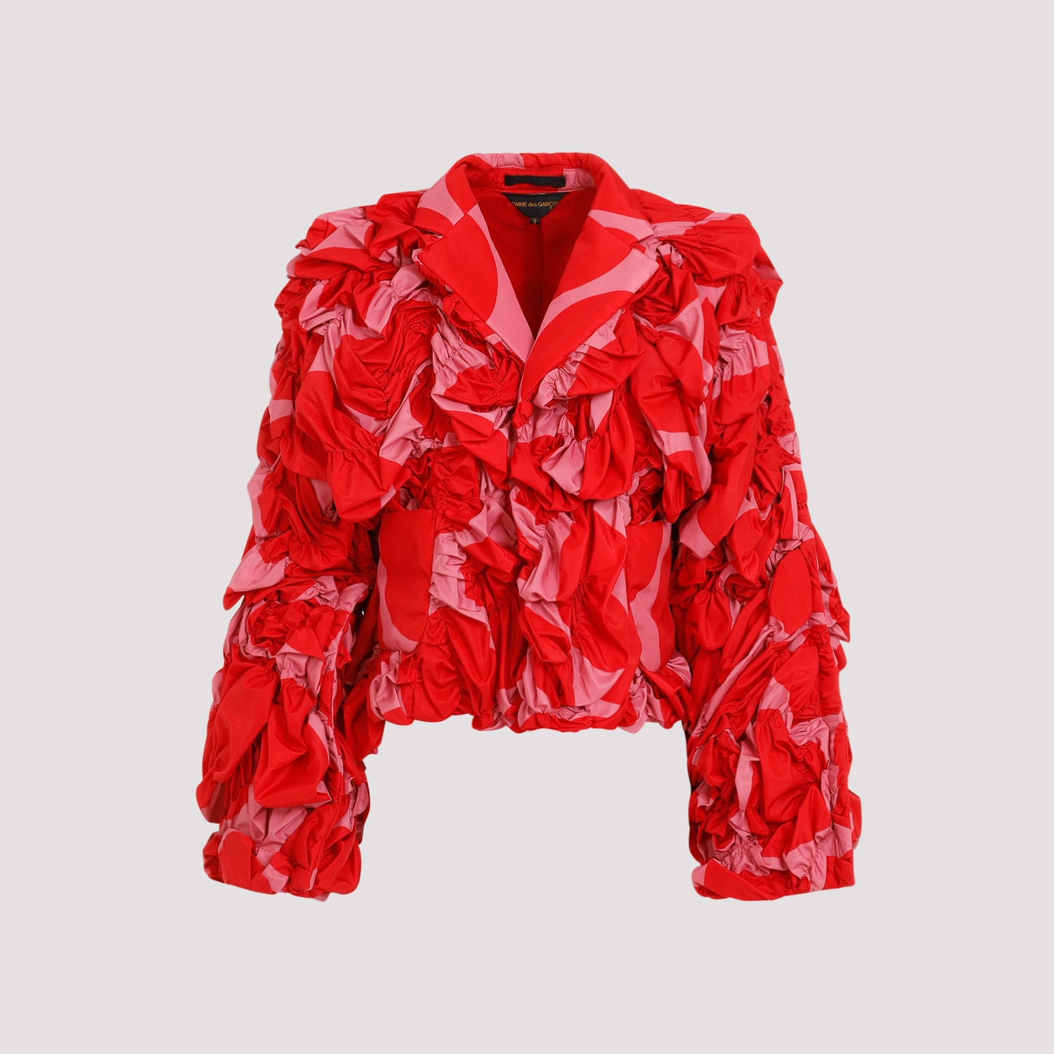 Comme Des Garçons 花卉贴布夹克
