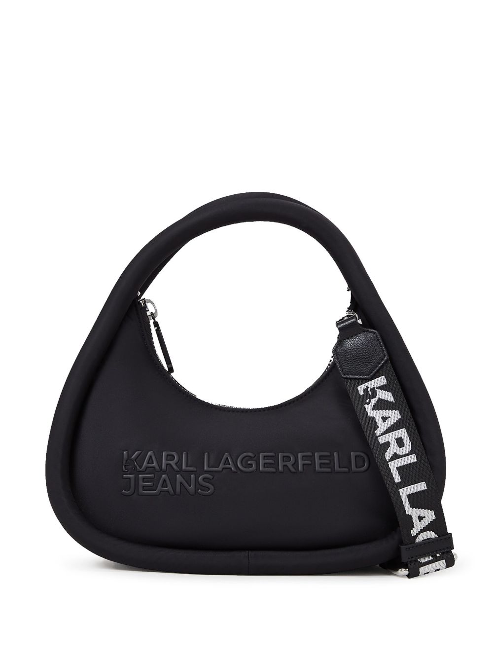 Karl Lagerfeld Jeans 蓬松手提包 - 黑色