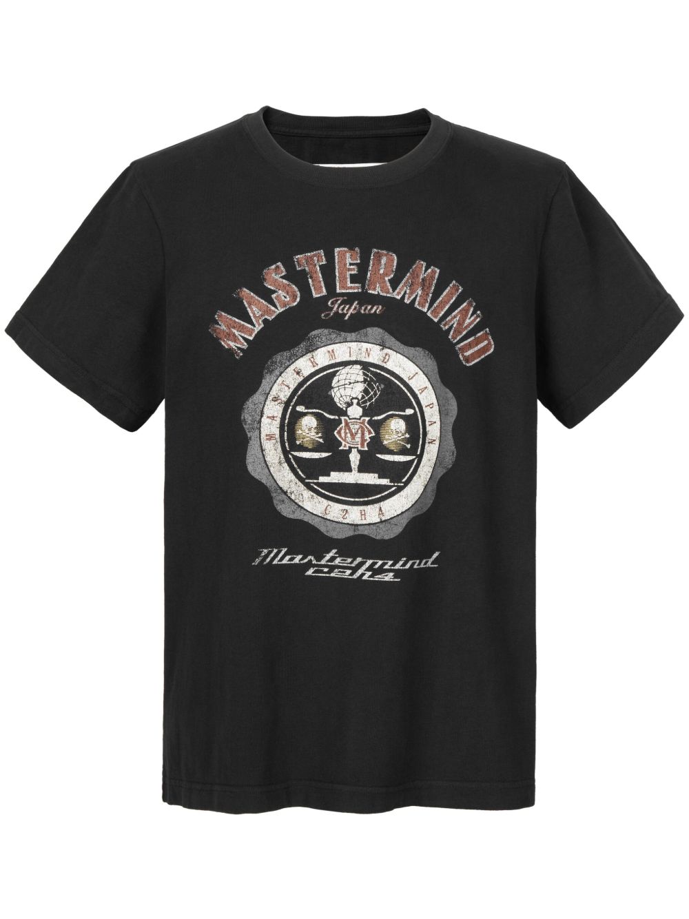 Mastermind Japan x C2H4 logo T恤 - 黑色