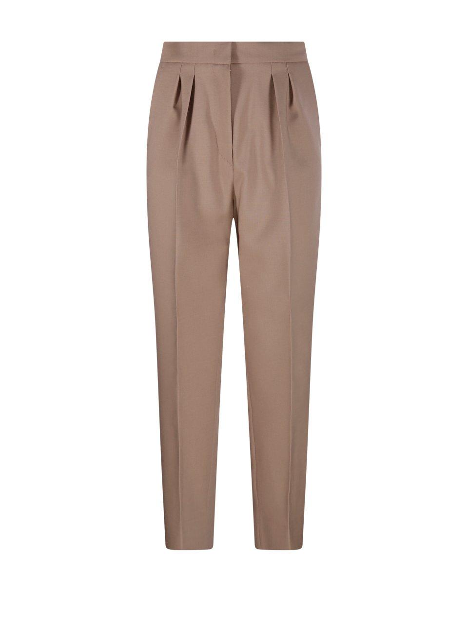 Max Mara 棕色Verbano裤