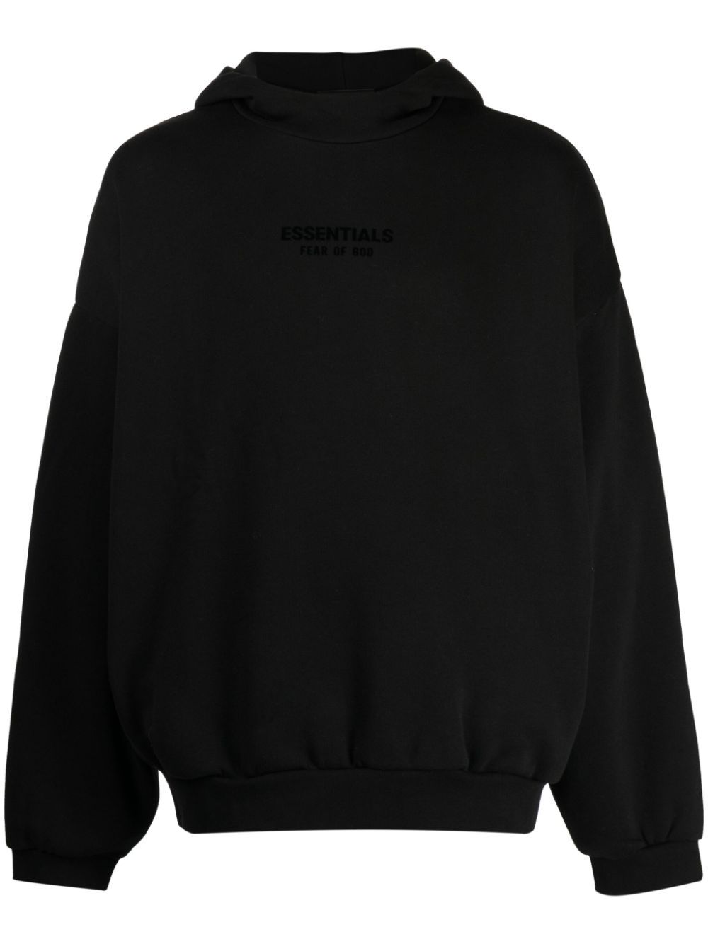 FEAR OF GOD ESSENTIALS Essentials 棉连帽衫 - 黑色
