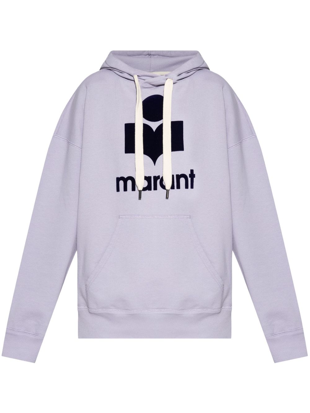 MARANT ÉTOILE logo印花连帽衫 - 紫色