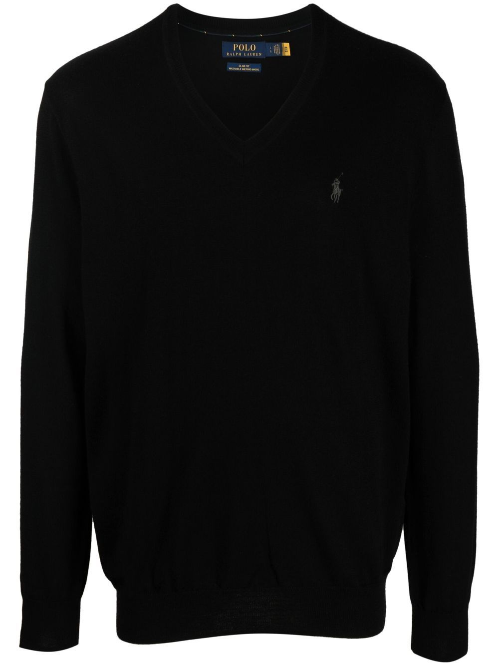 Polo Ralph Lauren V领套头式卫衣 - 黑色