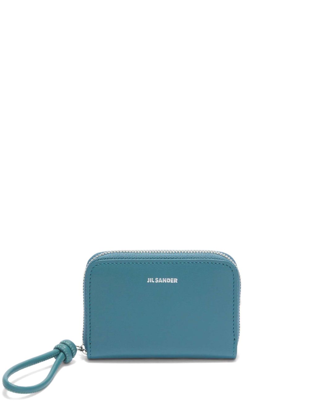 Jil Sander Giro 小号皮质钱包 - 蓝色