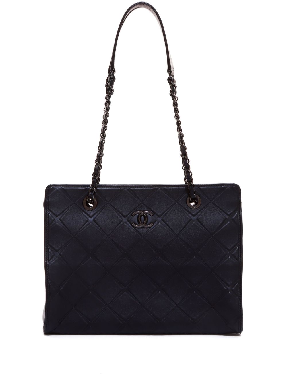 CHANEL Pre-Owned Propeller Shopping 手提包（2016-2017年典藏款） - 黑色