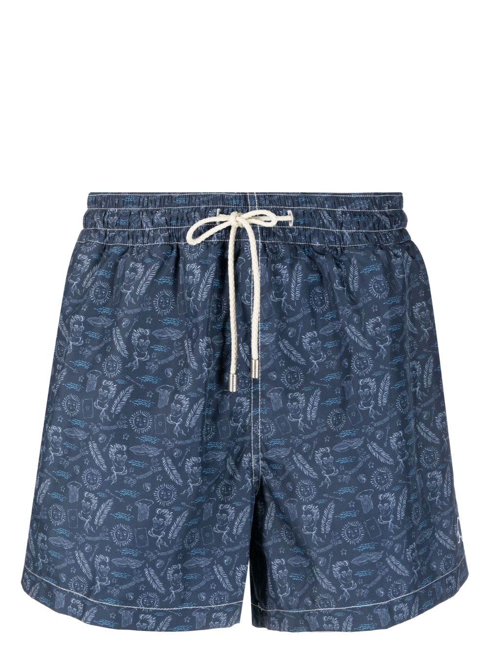 Arrels Barcelona x Jordi Labanda In Summer We Trust 泳裤 - 蓝色