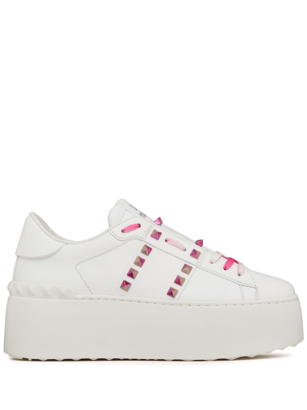 Valentino Garavani Rockstud Untitled 厚底运动鞋 - 白色