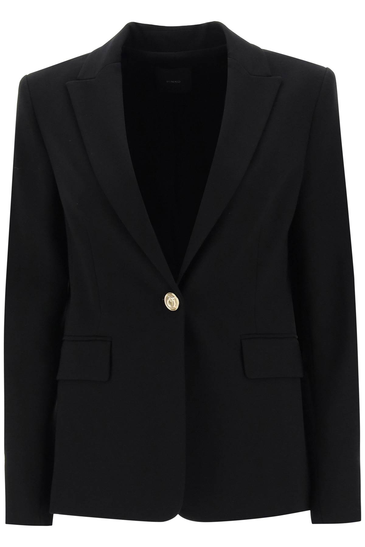 Pinko signum Single-breasted Blazer In Milano Stitch