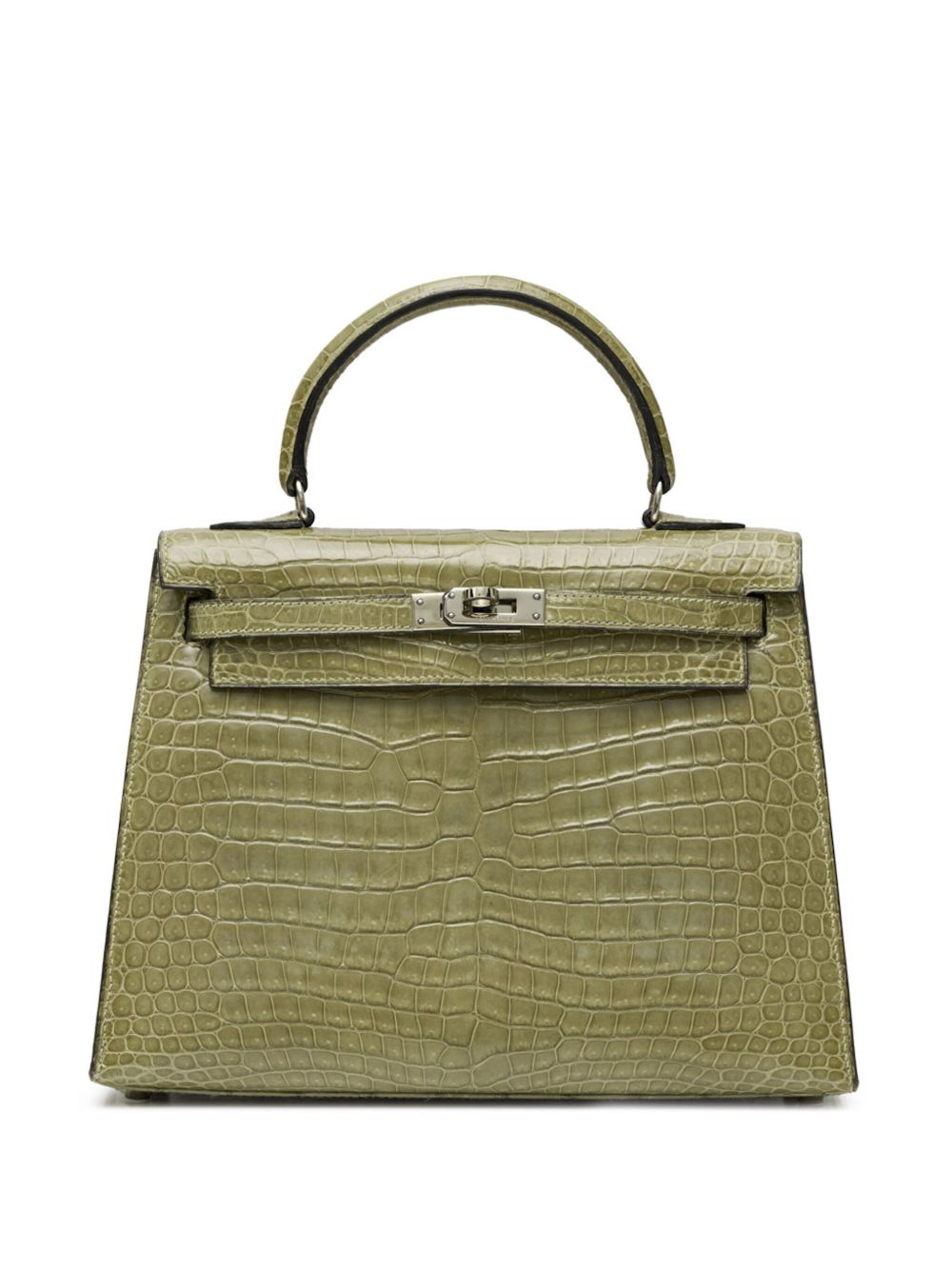 Hermès Pre-Owned Kelly 25 Sellier 手提包（典藏款） - 绿色