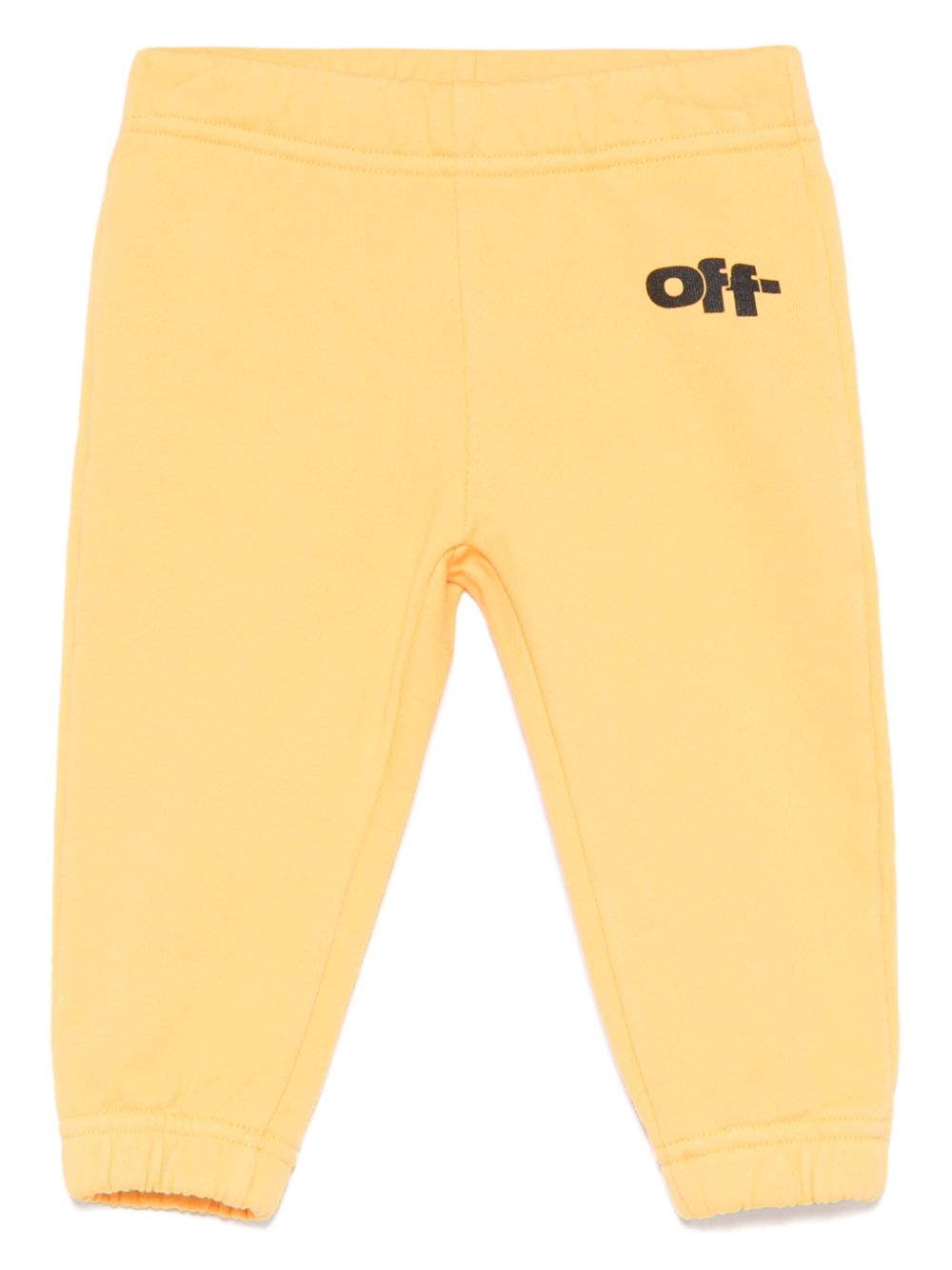 Off-White Kids Type Graphic 运动裤 - 黄色