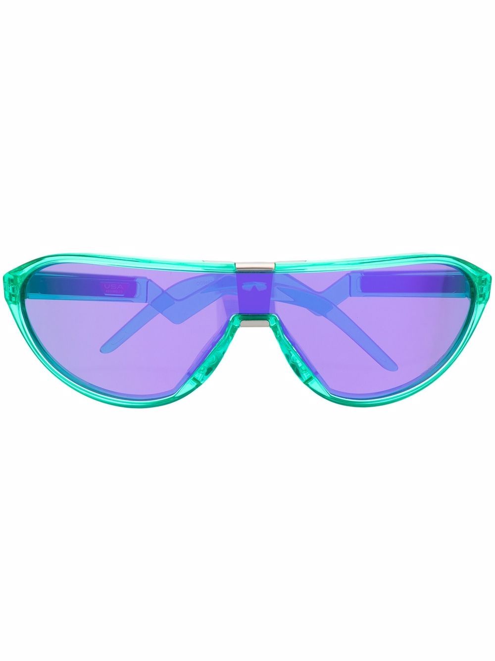 Oakley 护目镜设计太阳眼镜 - 绿色