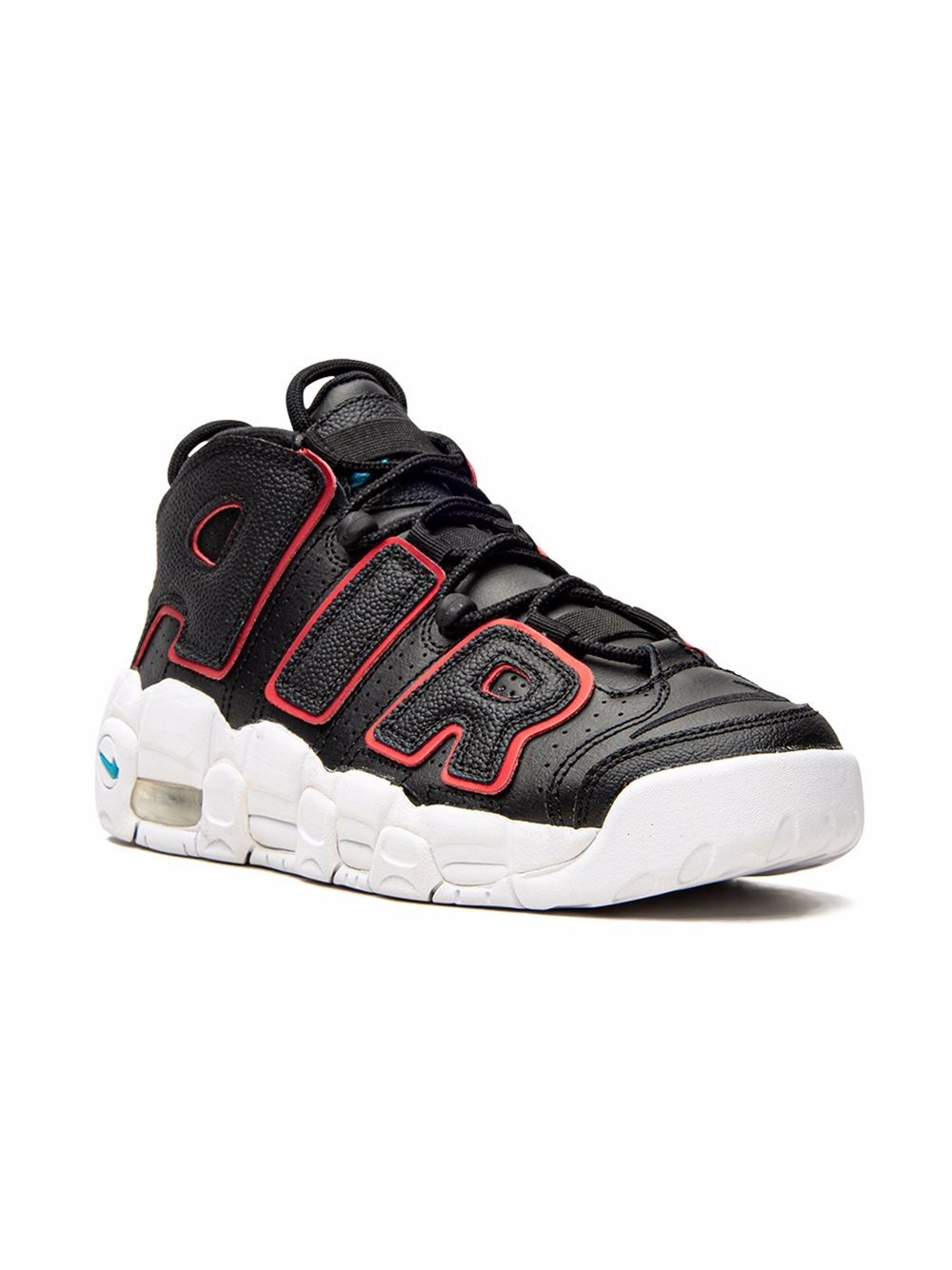 Nike Kids Air More Uptempo 高帮运动鞋 - 黑色