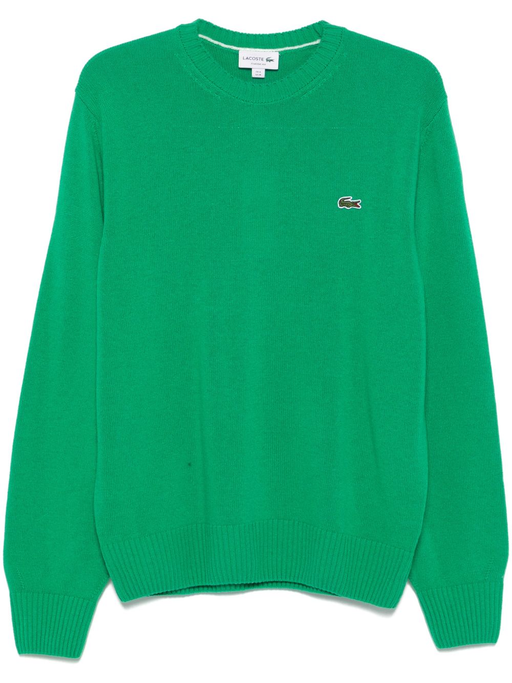 Lacoste 圆领羊毛毛衣 - 绿色