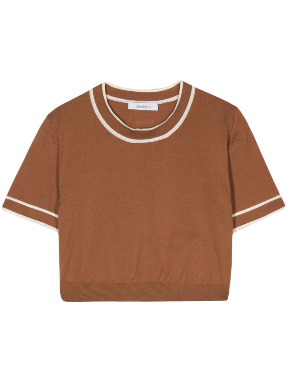 Max Mara 密织短款上衣 - 褐色
