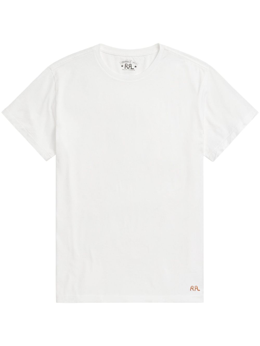 Ralph Lauren RRL logo印花棉T恤 - 白色