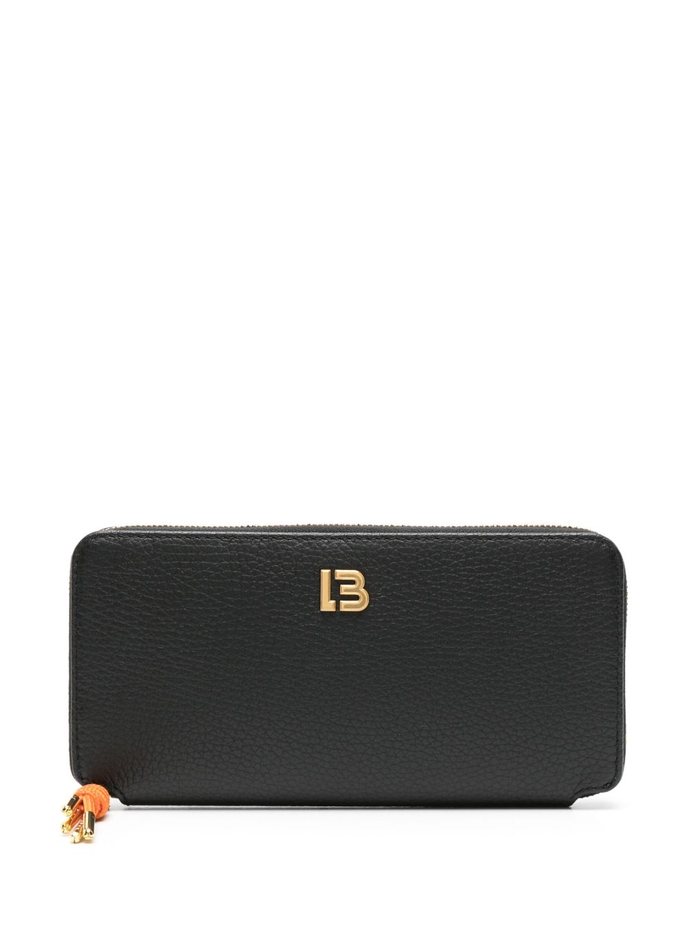 Bimba y Lola logo字母皮质钱包 - 黑色