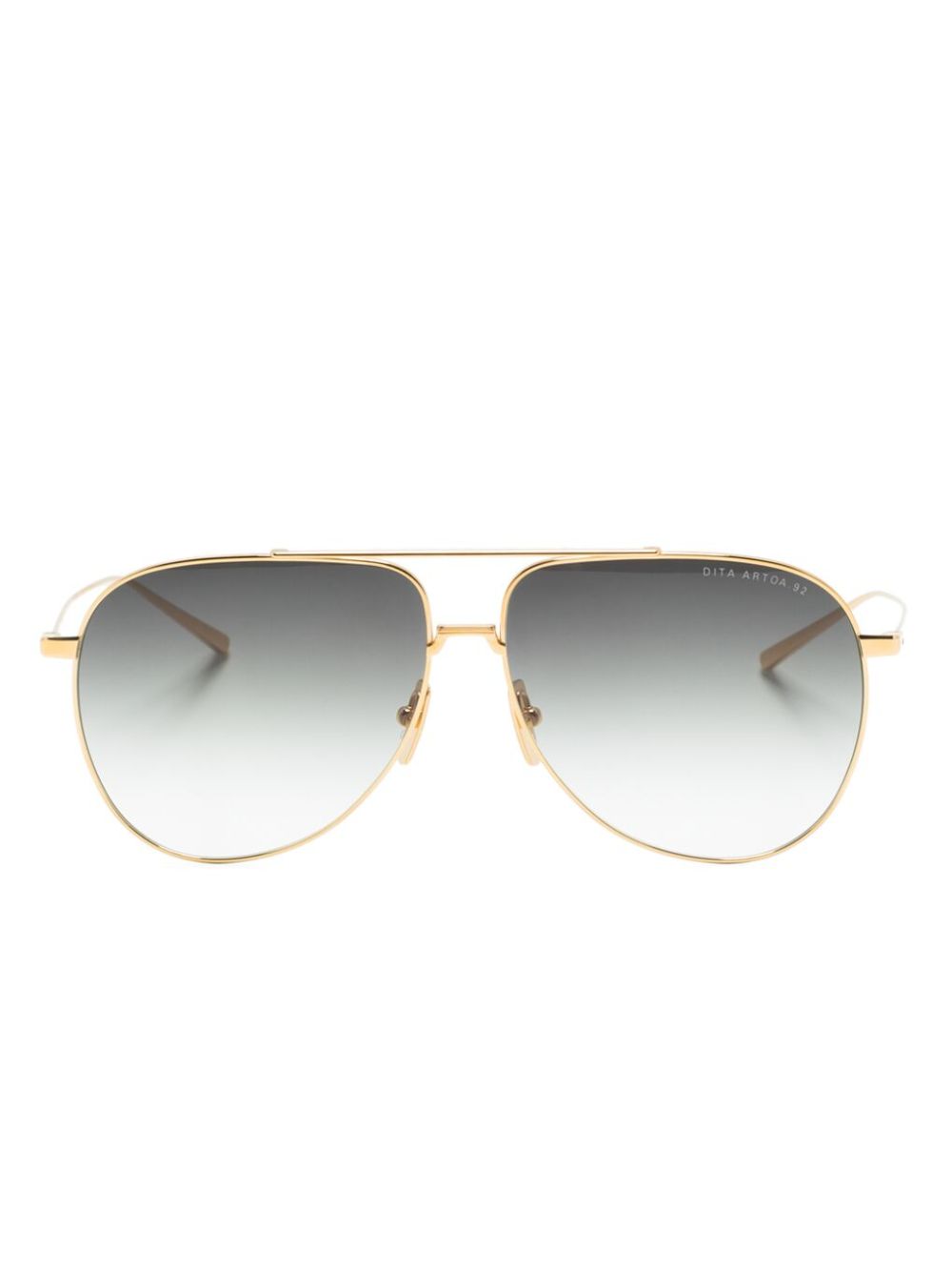 Dita Eyewear 渐色飞行员太阳眼镜 - 金色